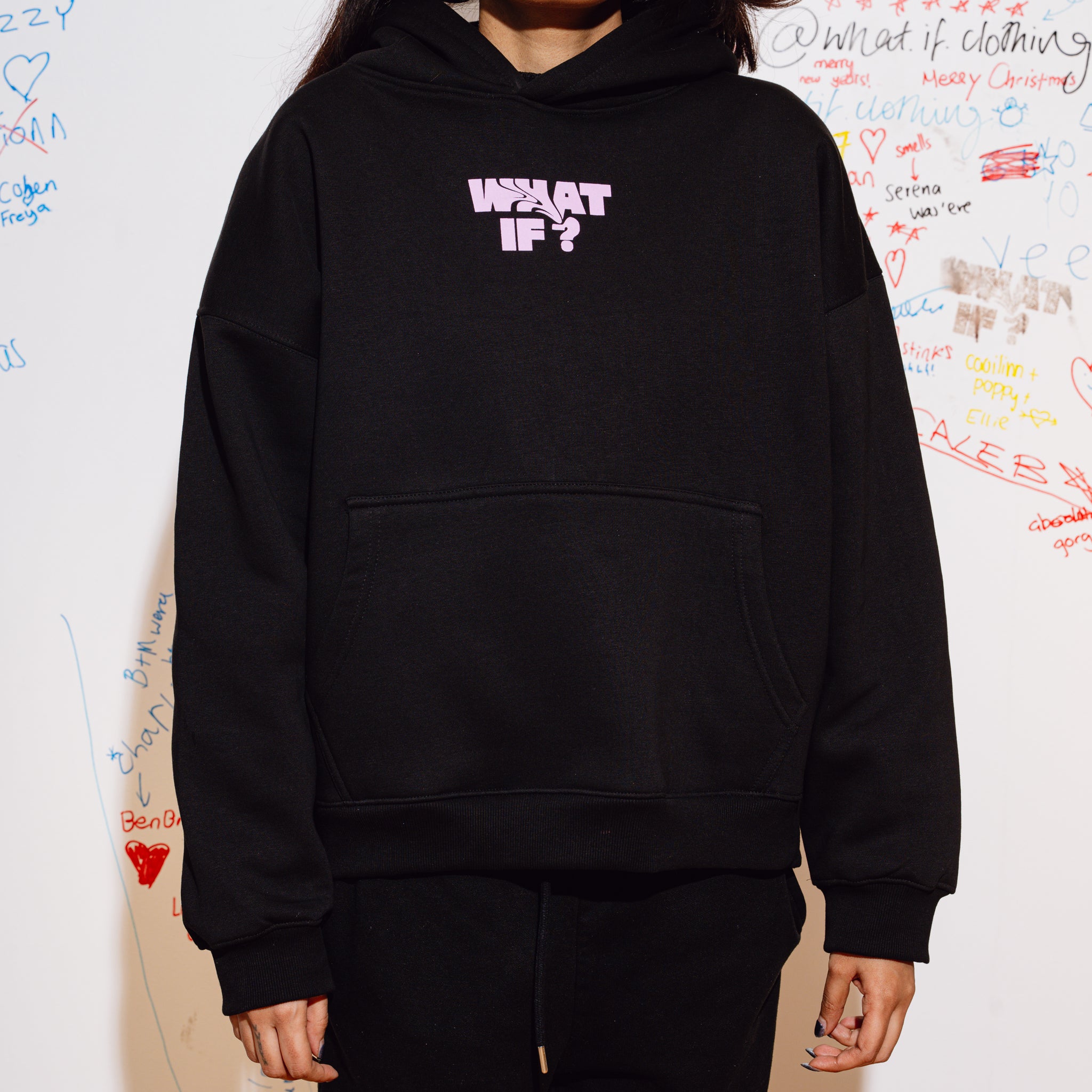 BLACK & PINK HOODIE
