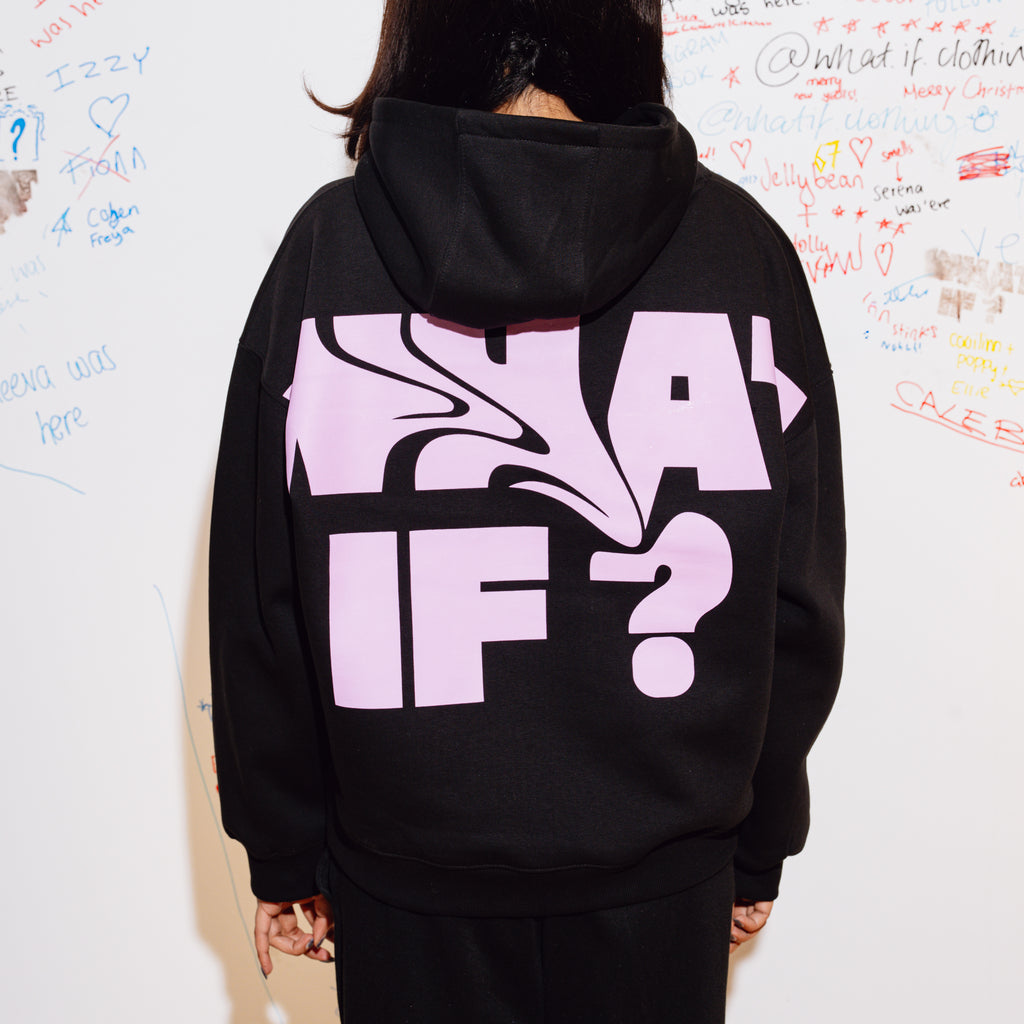 BLACK & PINK HOODIE