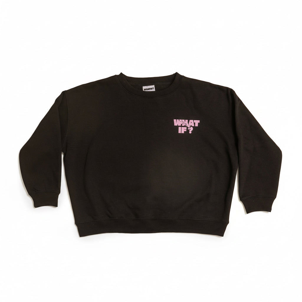 BLACK & PINK SWEATSHIRT