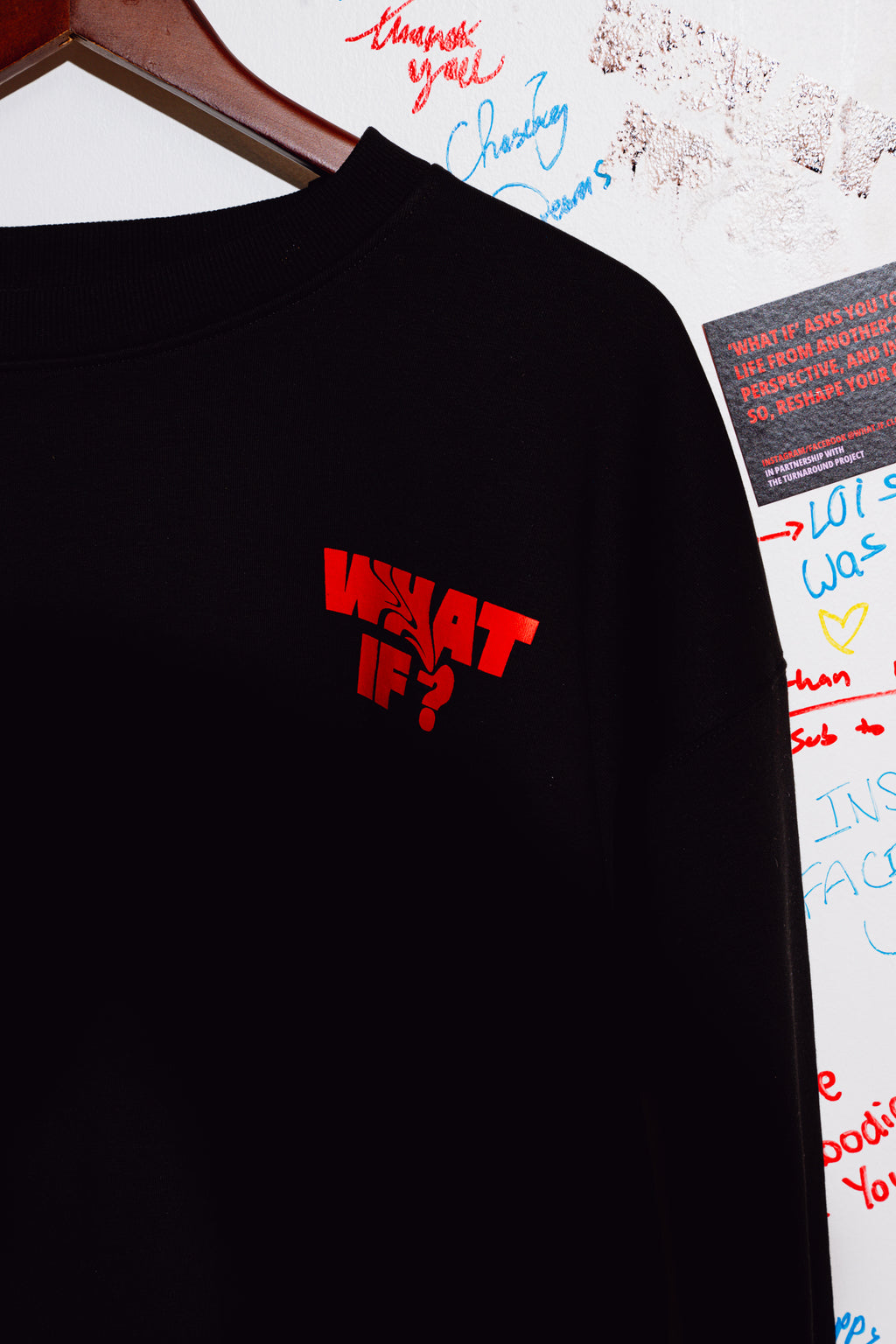 BLACK & RED SWEATSHIRT