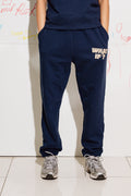 BLUE & CREAM JOGGERS
