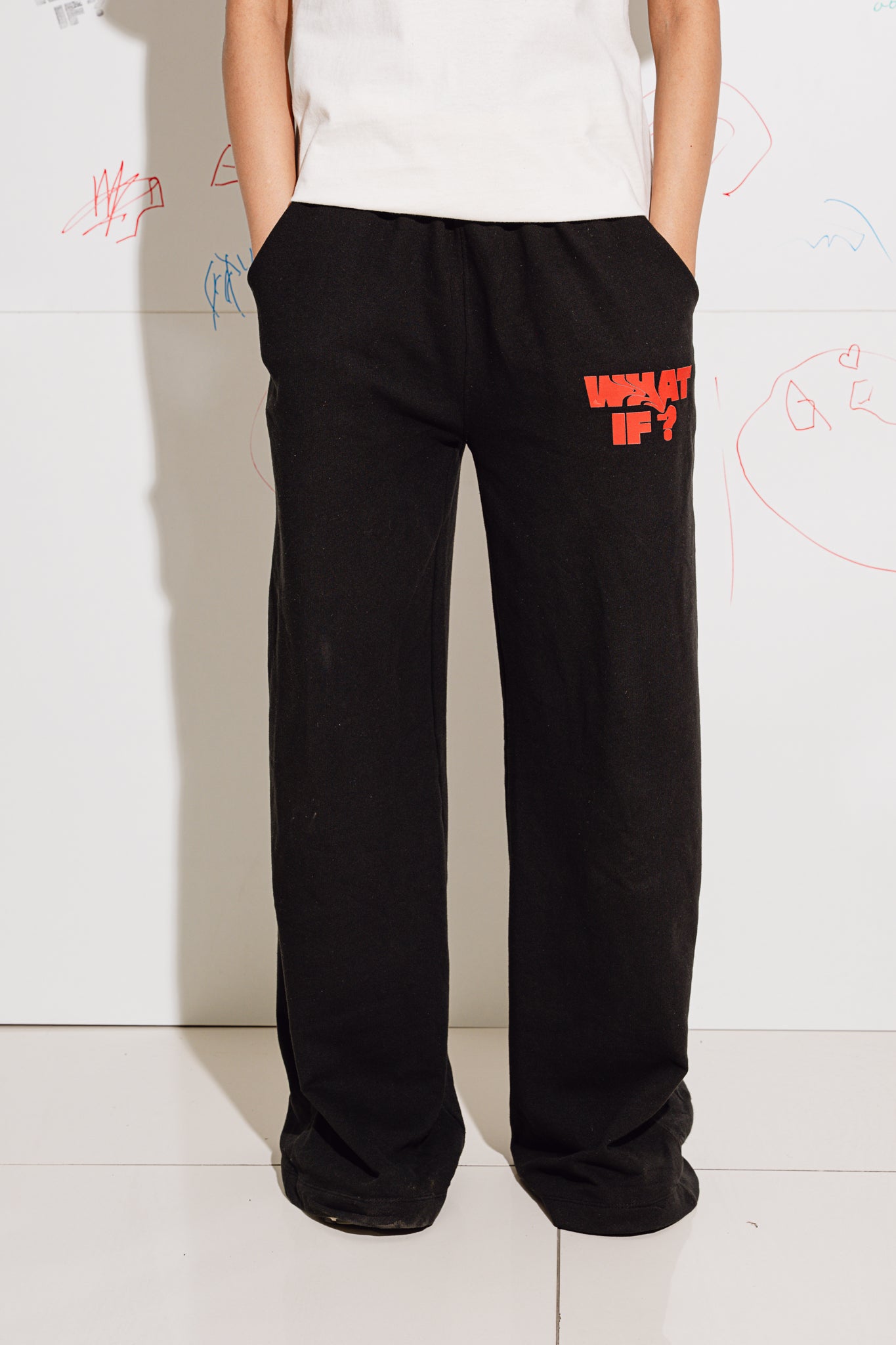 BLACK & RED JOGGERS