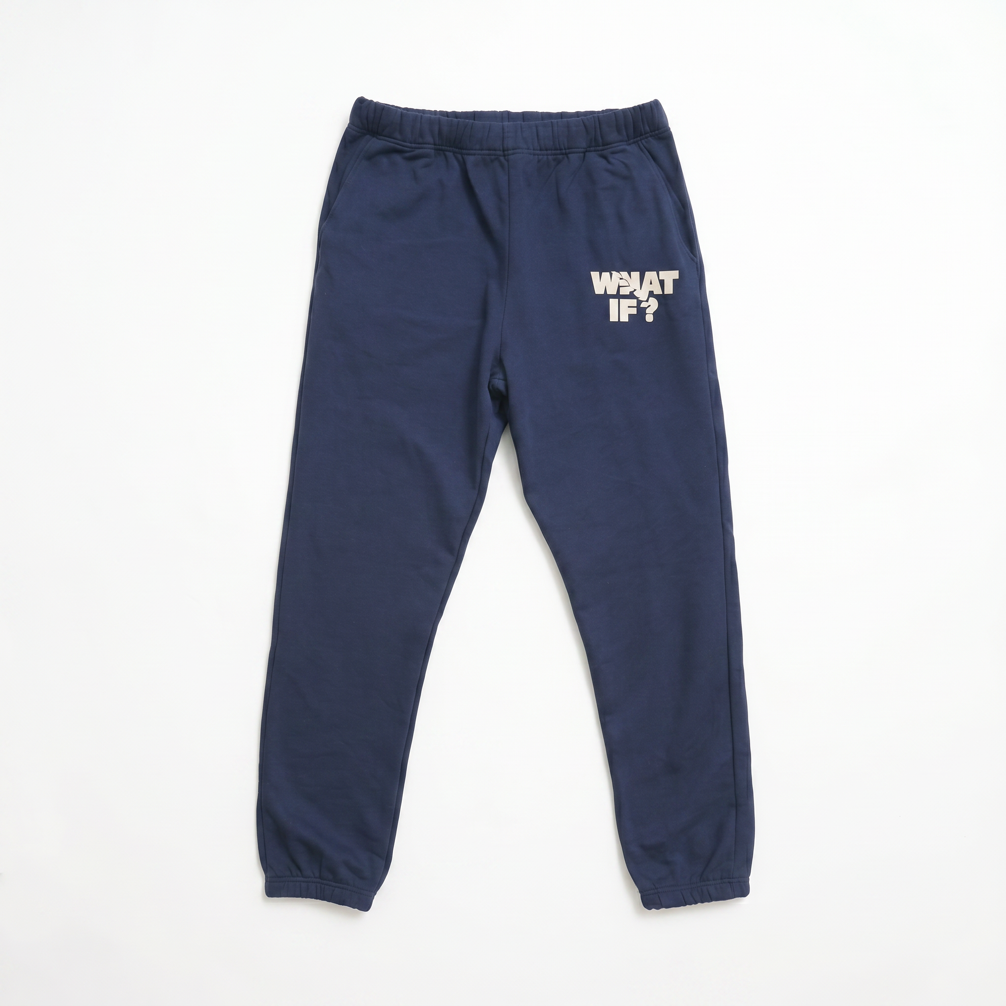 BLUE & CREAM JOGGERS