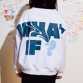 WHITE & BLUE SWEATSHIRT