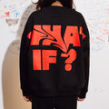 BLACK & RED SWEATSHIRT